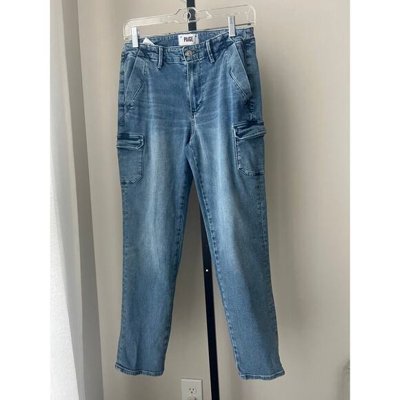 PAIGE Women's Drew Cargo Pockets Jeans size 27 - Picture 2 of 9